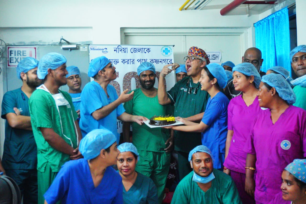 Cleft correctives success celebration
